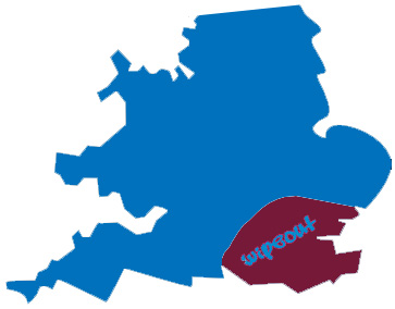 Map of areas we cover